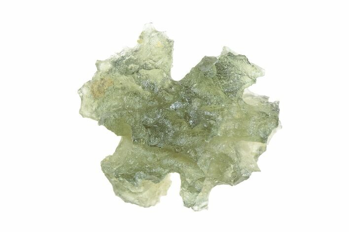 Green Moldavite Tektite ( g) - Besednice, Czech Republic #376286